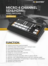 Bàn trộn hình ảnh Avmatrix HVS0403U